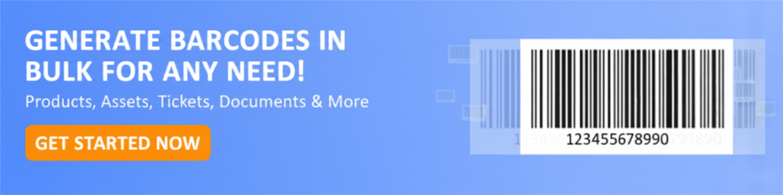 bulk barcode generator call to actio 대량 바코드 생성기 call to actio