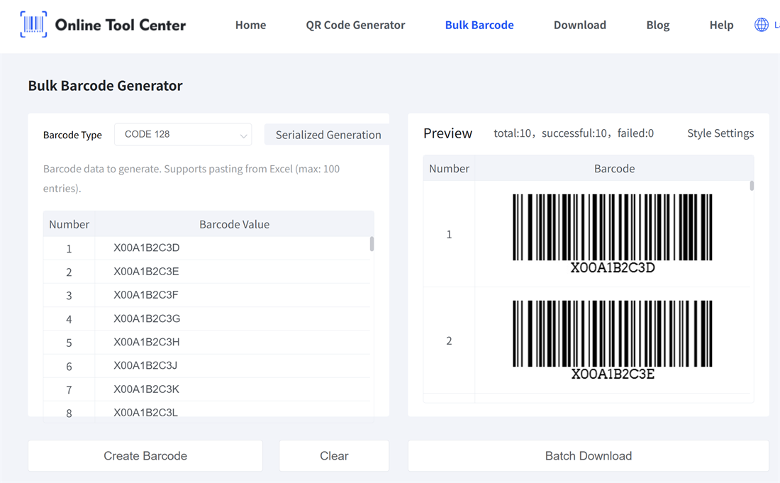 bulk fnsku barcodes 대량 fnsku 바코드