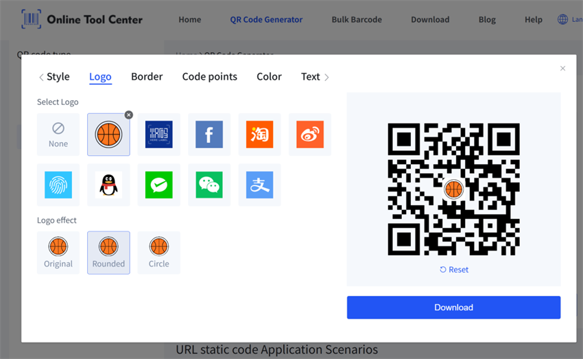 사용자 정의 농구 QR 코드