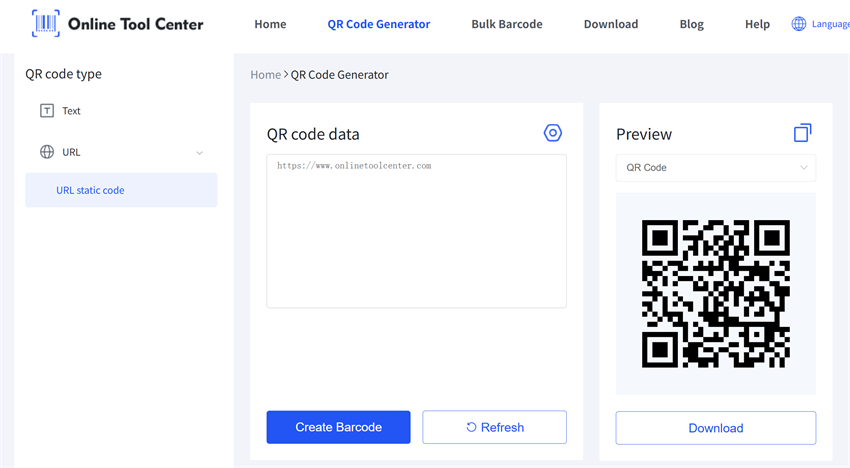 정적 QR 코드