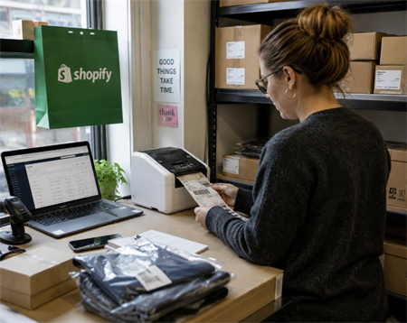 Shopify 용 바코드 라벨