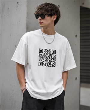 티셔츠에 QR 코드