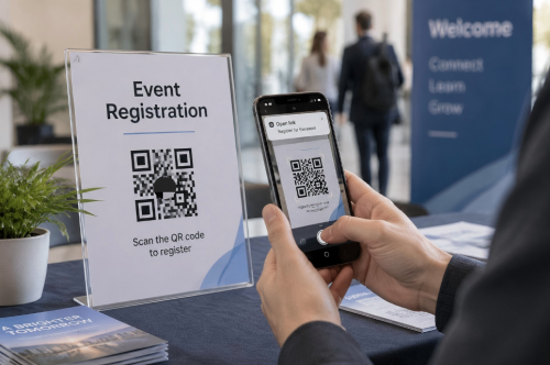 QR Code for Registratio 등록용 QR 코드