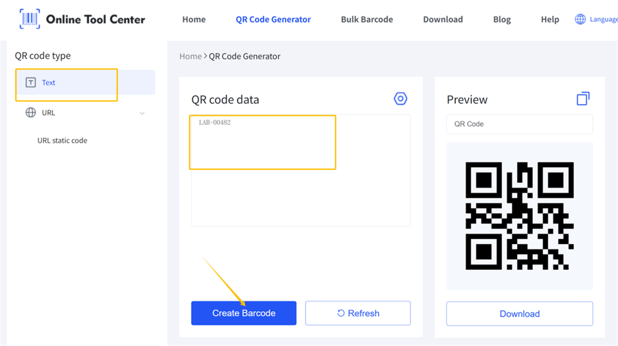 Convert Text to a QR Code 텍스트를 QR 코드로 변환