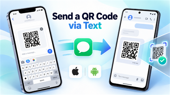 send qr code by text 문자로 QR 코드 보내기