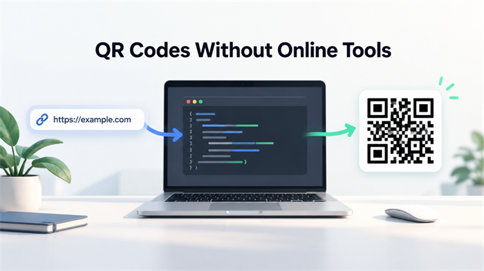 Create a QR Code without online tools 온라인 도구 없이 QR 코드 만들기